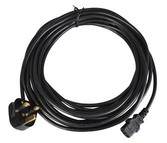 Mains Lead IEC Female to 13 Amp Plug 10m